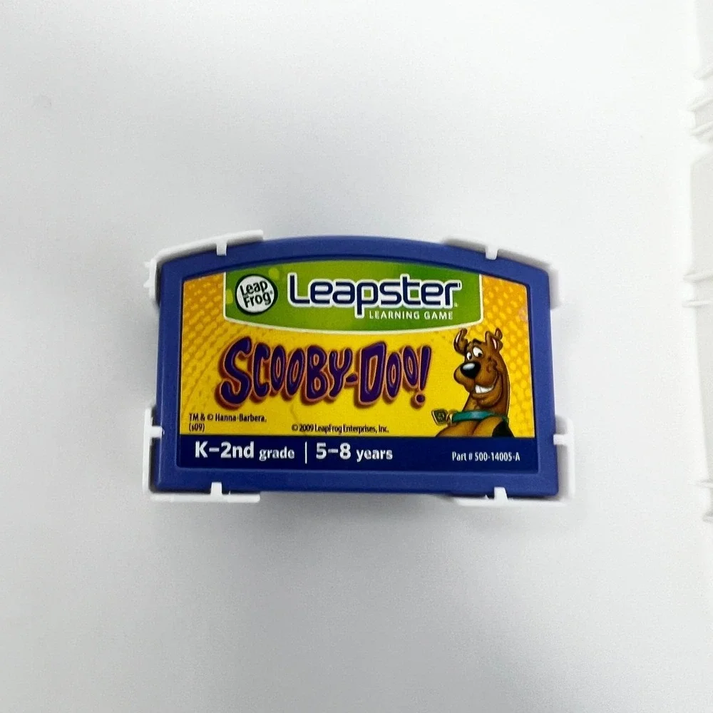 LeapFrog Leapster Games Animal Genius & Scooby-Doo‎ Math Times Two Lot 2007 2009